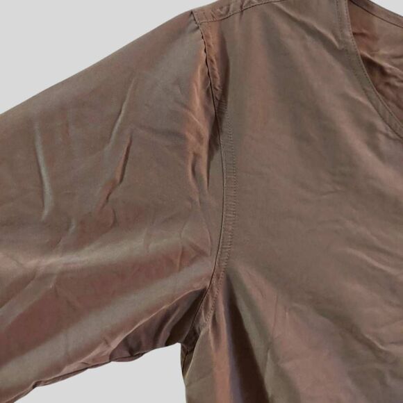 Soft Surroundings Utility Dress XS Tan Zip Front Pockets Casual Relaxed Fit - Picture 6 of 12